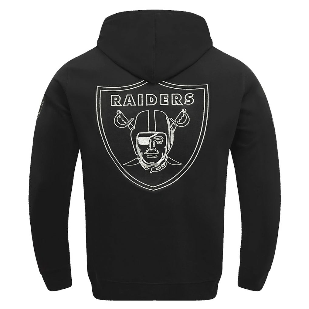 Las Vegas Raiders Pro Standard Classic Chenille Pullover Hoodie Black | NFL