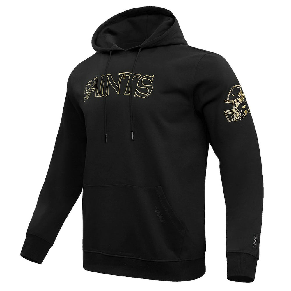 New Orleans Saints Pro Standard Classic Chenille Pullover Hoodie Black | NFL