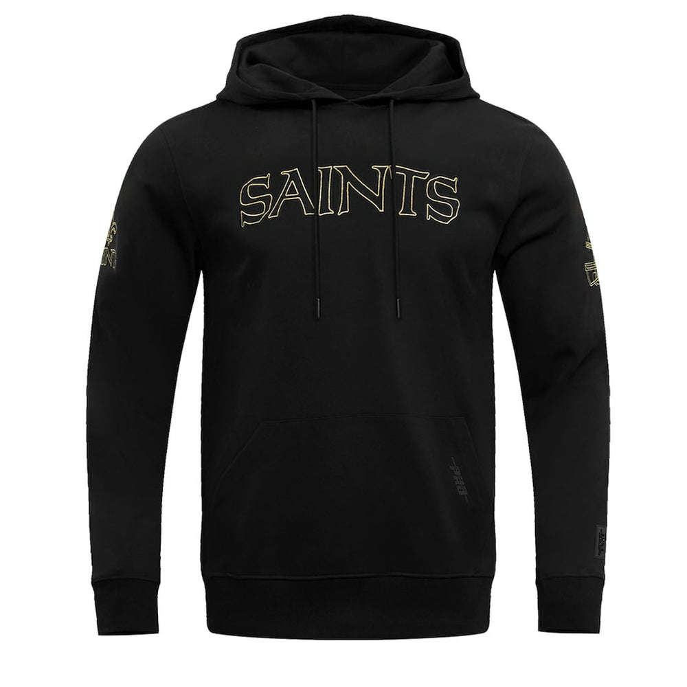 New Orleans Saints Pro Standard Classic Chenille Pullover Hoodie Black | NFL