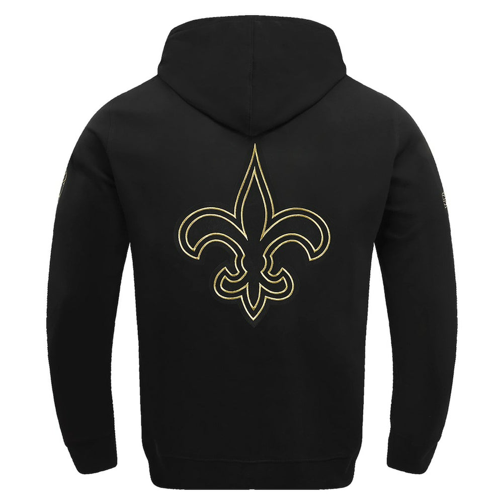 New Orleans Saints Pro Standard Classic Chenille Pullover Hoodie Black | NFL