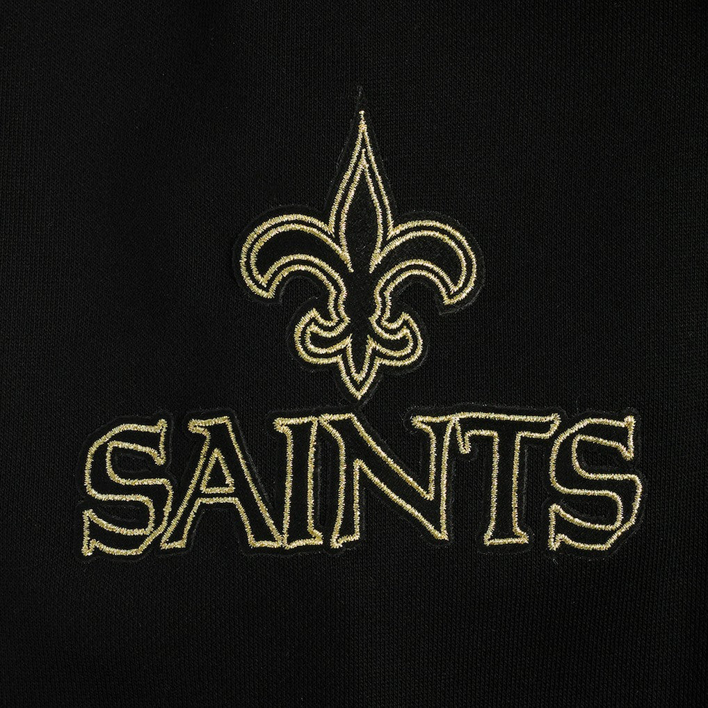 New Orleans Saints Pro Standard Classic Chenille Pullover Hoodie Black | NFL