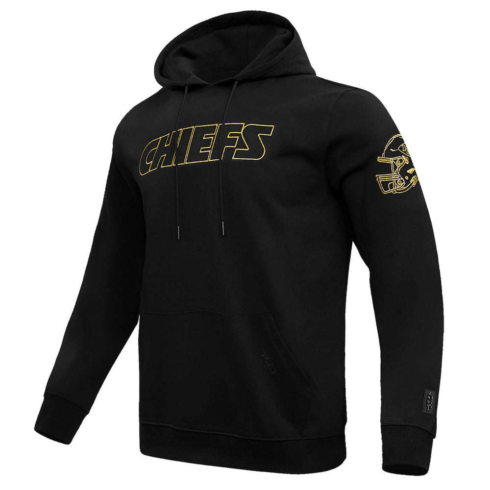 Kansas City Chiefs Pro Standard Classic Chenille Pullover Hoodie Black | NFL