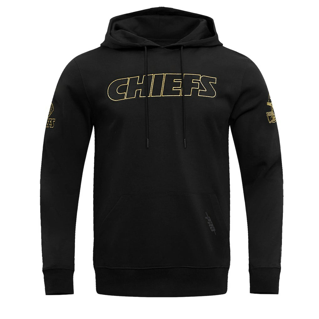 Kansas City Chiefs Pro Standard Classic Chenille Pullover Hoodie Black | NFL