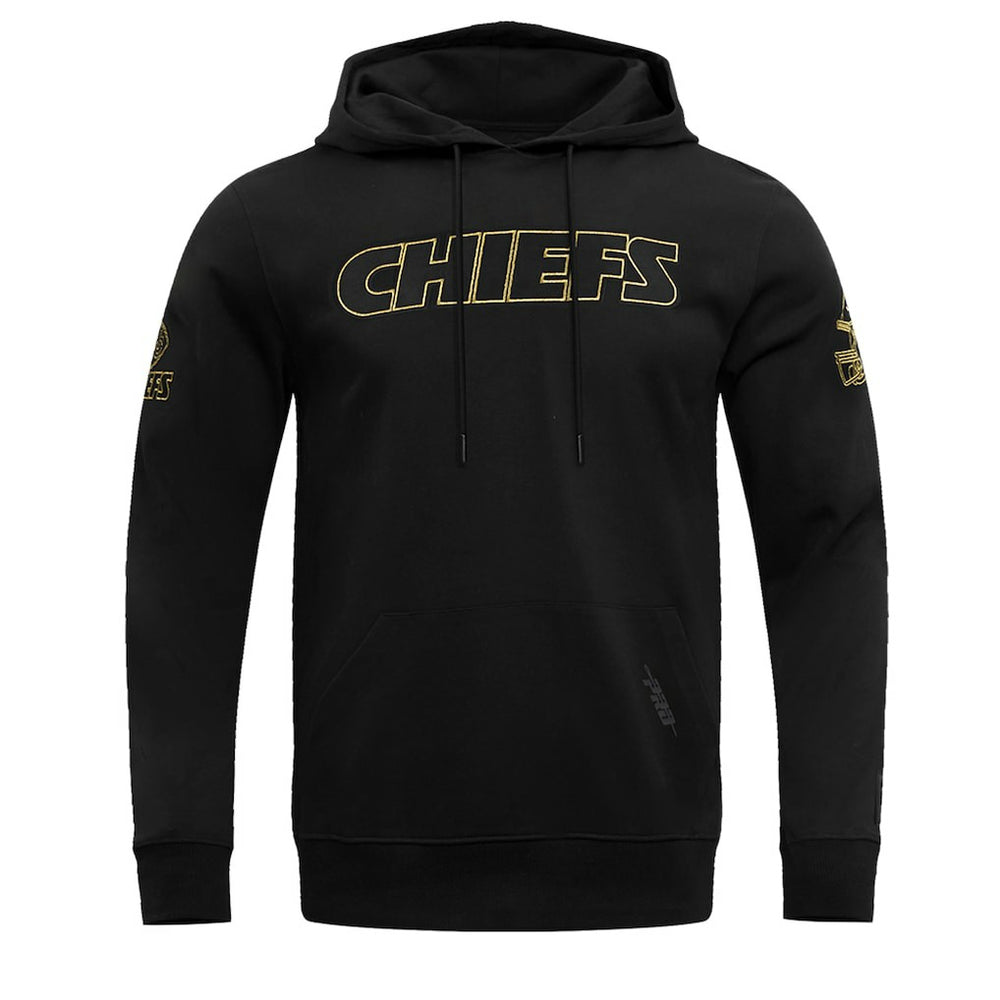 Kansas City Chiefs Pro Standard Classic Chenille Pullover Hoodie Black | NFL