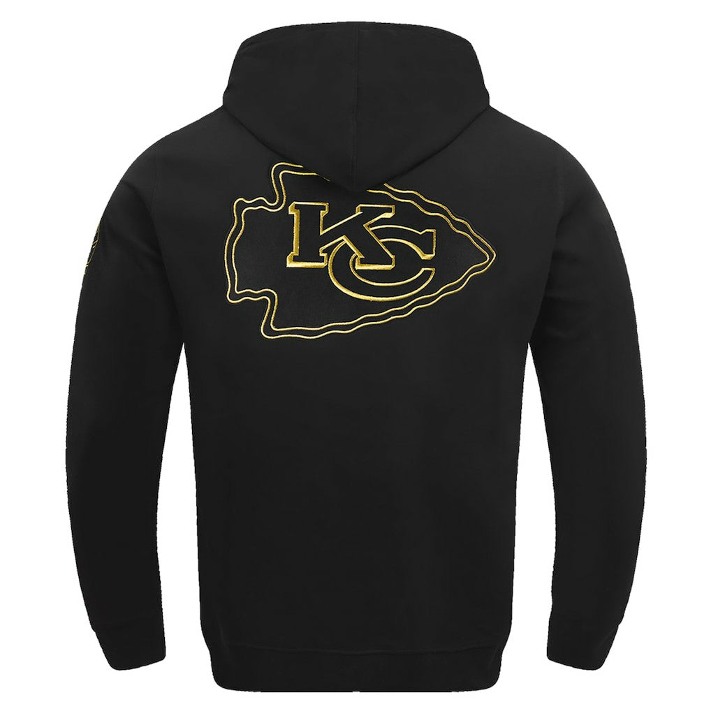 Kansas City Chiefs Pro Standard Classic Chenille Pullover Hoodie Black | NFL