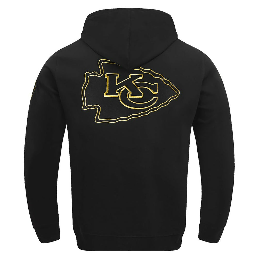 Kansas City Chiefs Pro Standard Classic Chenille Pullover Hoodie Black | NFL