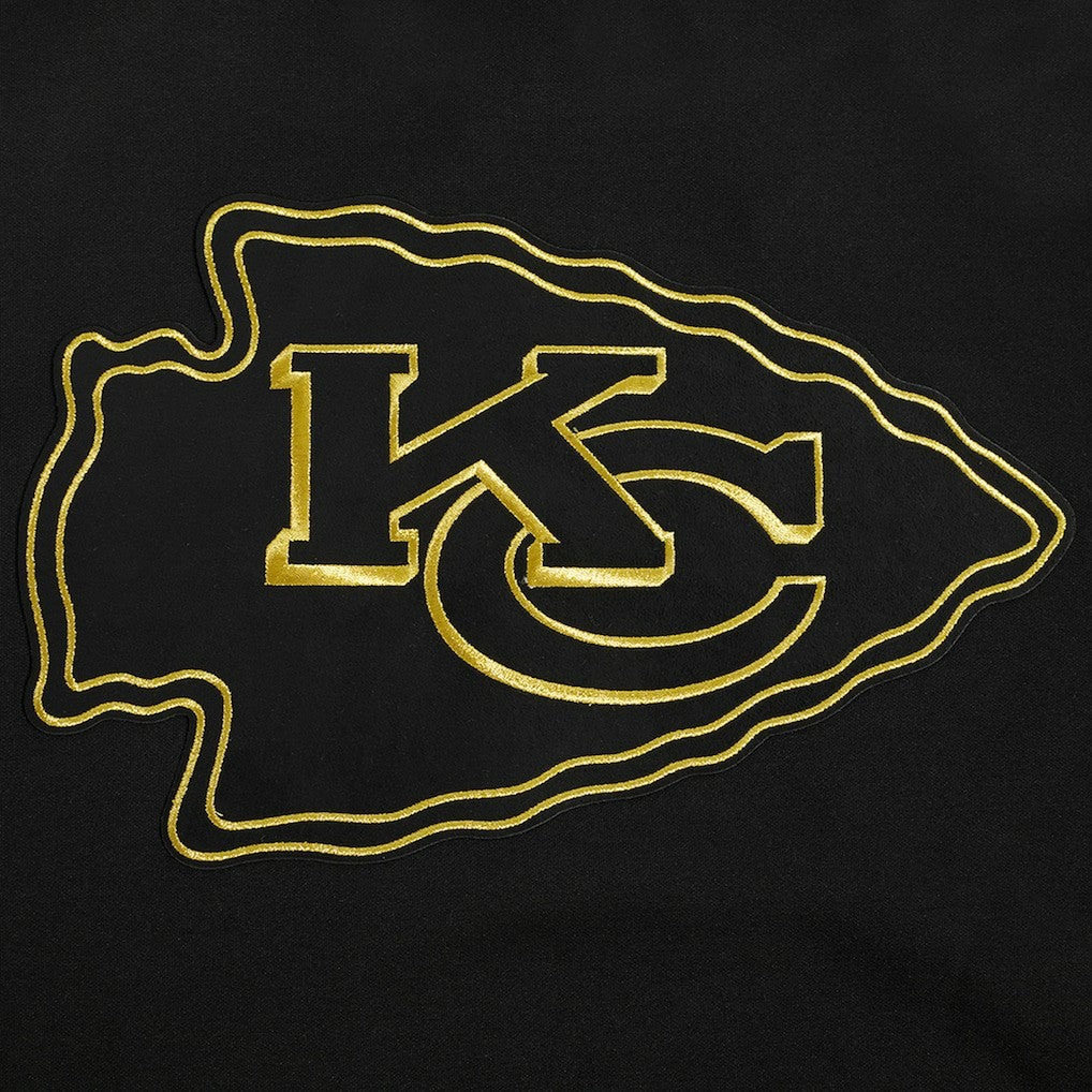 Kansas City Chiefs Pro Standard Classic Chenille Pullover Hoodie Black | NFL