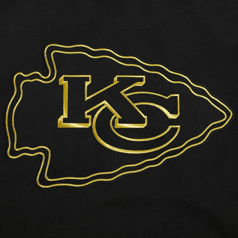 Kansas City Chiefs Pro Standard Classic Chenille Pullover Hoodie Black | NFL