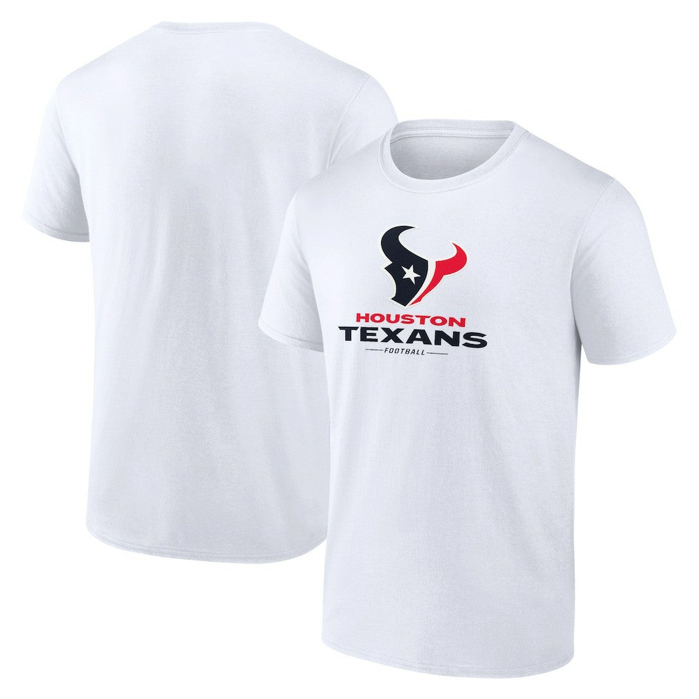 Houston Texans Team Lockup T-Shirt White | NFL