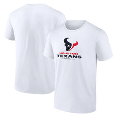 Houston Texans Team Lockup T-Shirt White | NFL