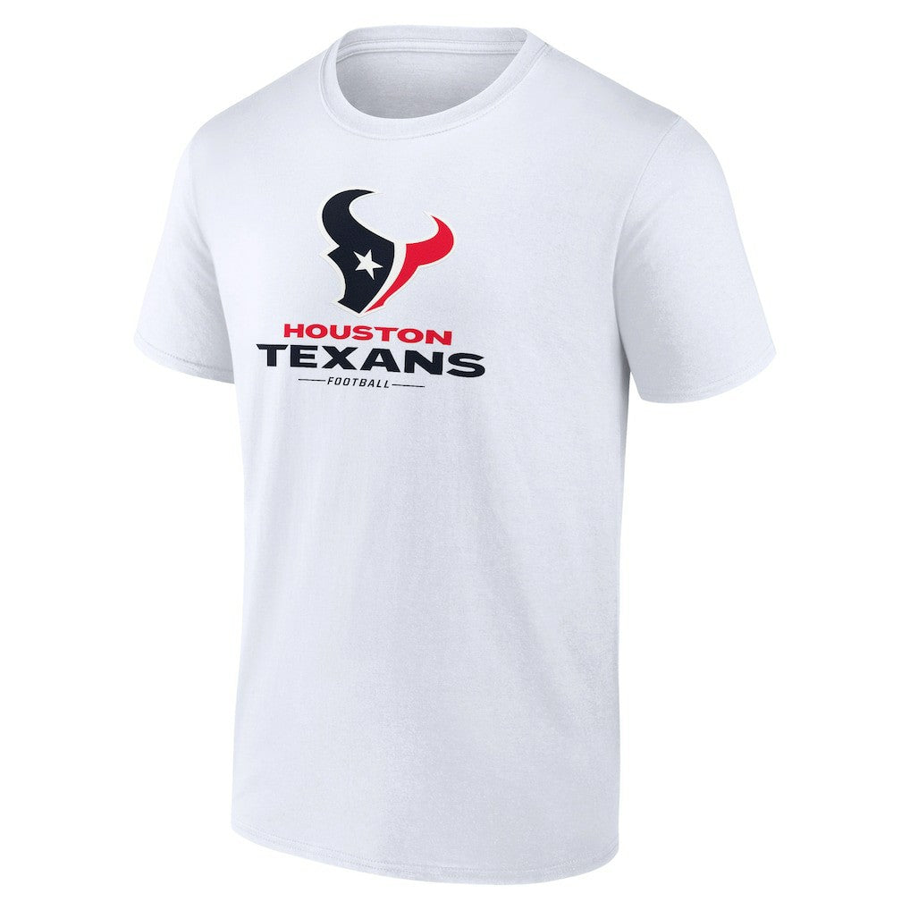 Houston Texans Team Lockup T-Shirt White | NFL