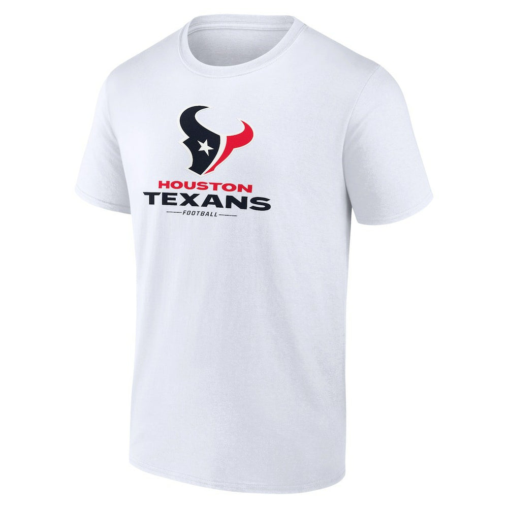 Houston Texans Team Lockup T-Shirt White | NFL