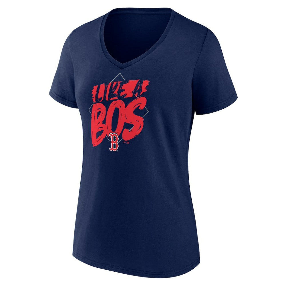 Boston Red Sox Women's Like a BOS V-Neck T-Shirt - MLB
