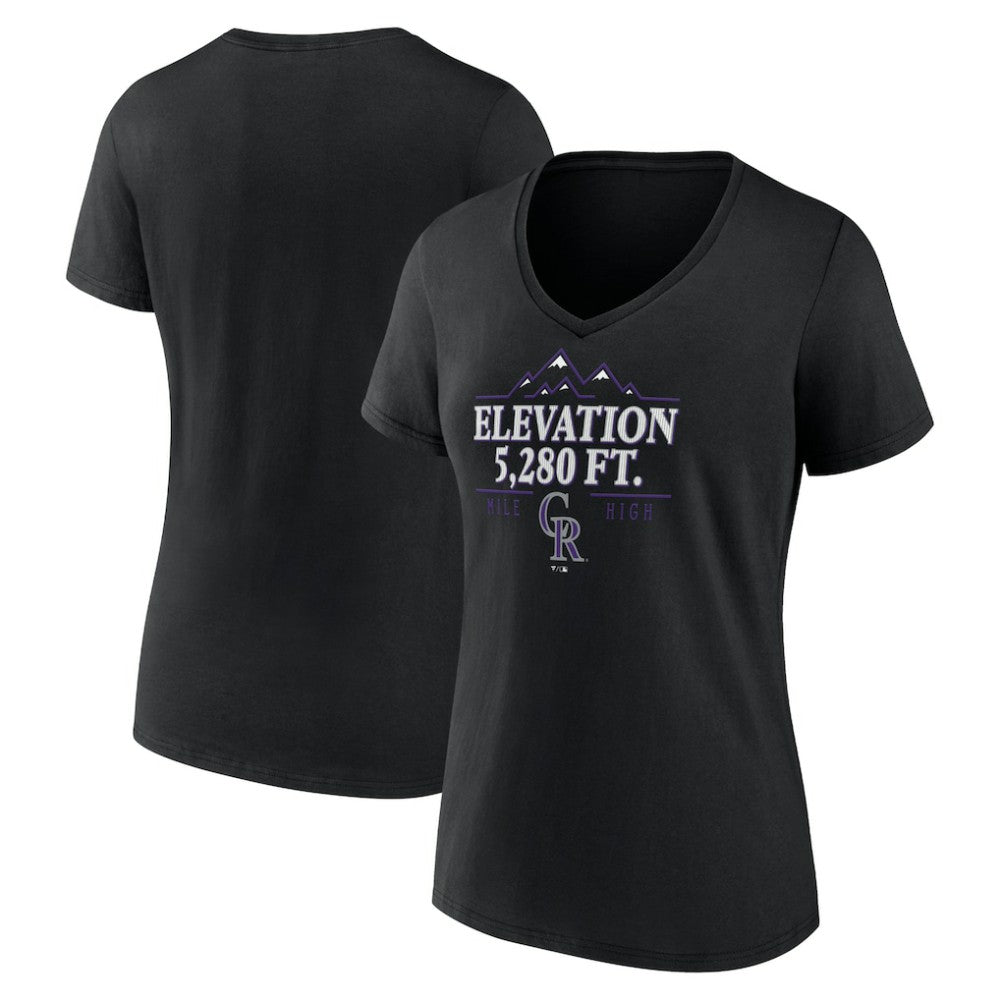 Colorado Rockies Women's Elevation V-Neck T-Shirt - MLB