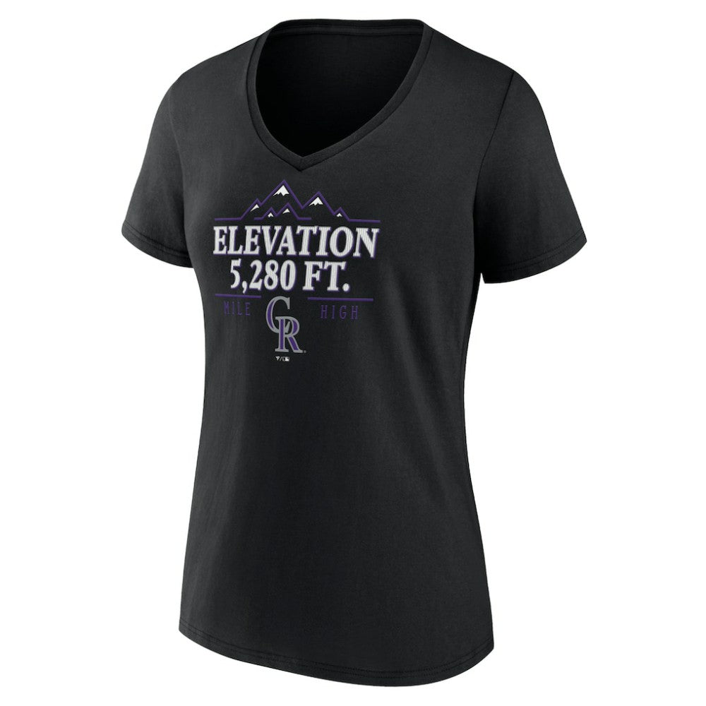Colorado Rockies Women's Elevation V-Neck T-Shirt - MLB