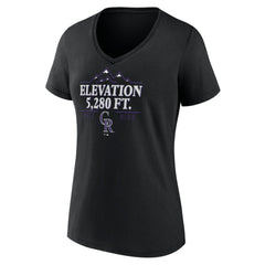Colorado Rockies Women's Elevation V-Neck T-Shirt - MLB