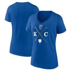 Kansas City Royals Women's KC Local V-Neck T-Shirt - MLB