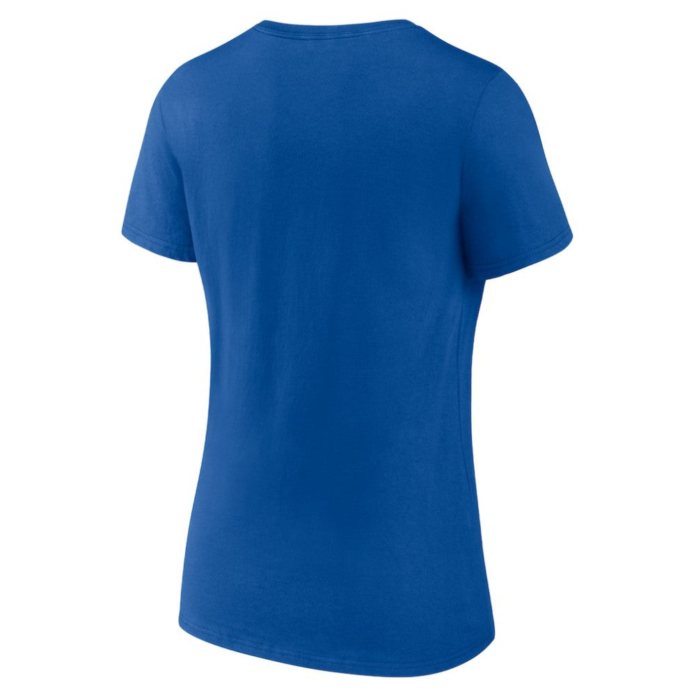 Los Angeles Dodgers Women's ITFDB V-Neck T-Shirt - MLB