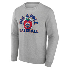 New York Mets Big Apple Baseball Pullover Sweatshirt - MLB