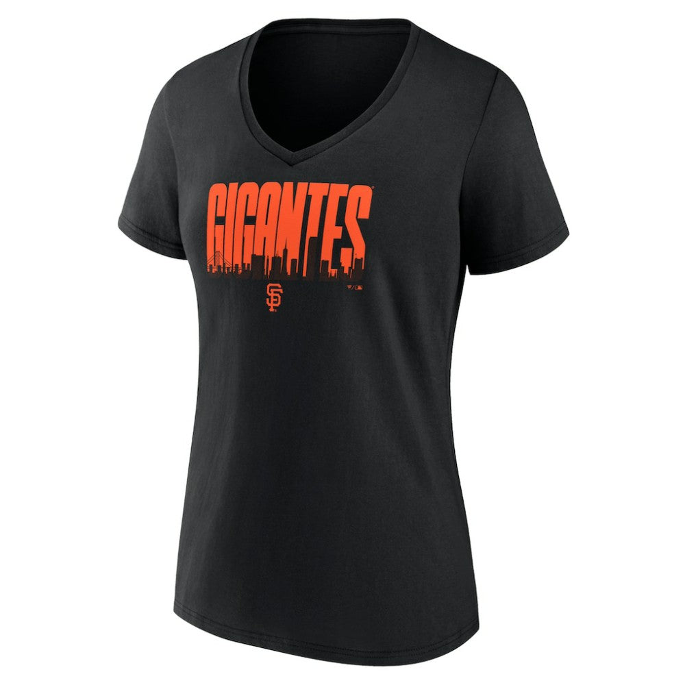 San Francisco Giants Women's Gigantes V-Neck T-Shirt - MLB