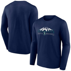 Seattle Mariners Mountains Long Sleeve T-Shirt - MLB