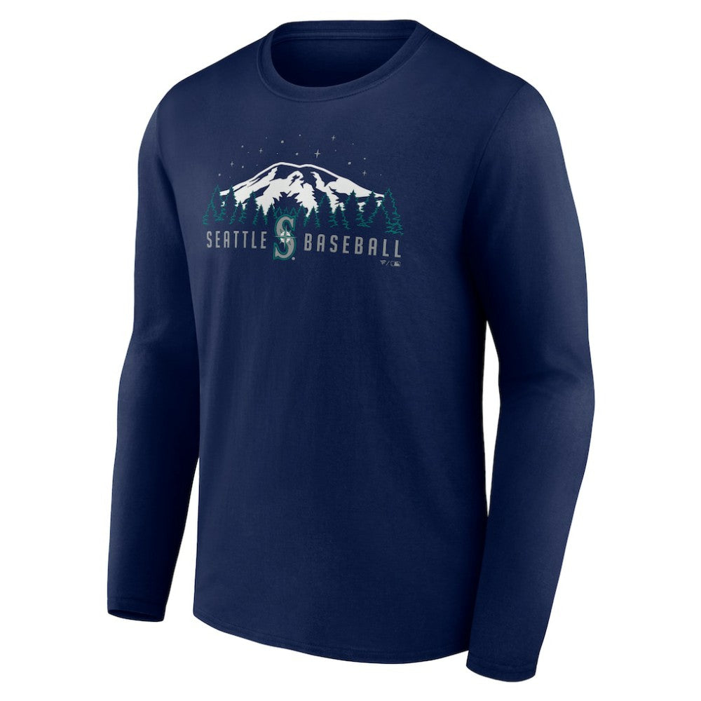 Seattle Mariners Mountains Long Sleeve T-Shirt - MLB