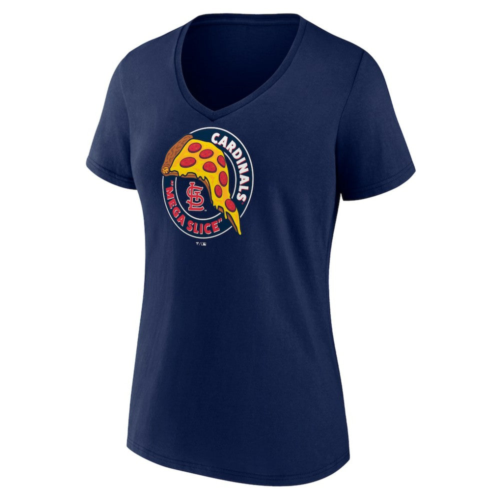St. Louis Cardinals Women's Mega Slice V-Neck T-Shirt - MLB