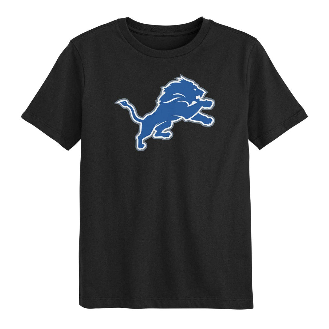 Detroit Lions Preschool Primary Logo T-Shirt Black | NFL