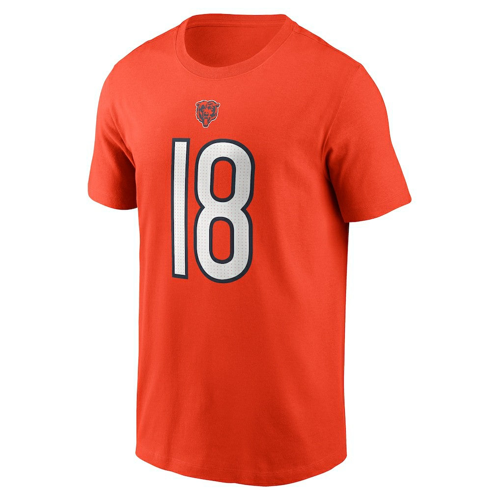 Caleb Williams Chicago Bears Name & Number T-Shirt Orange | Nike for Sale