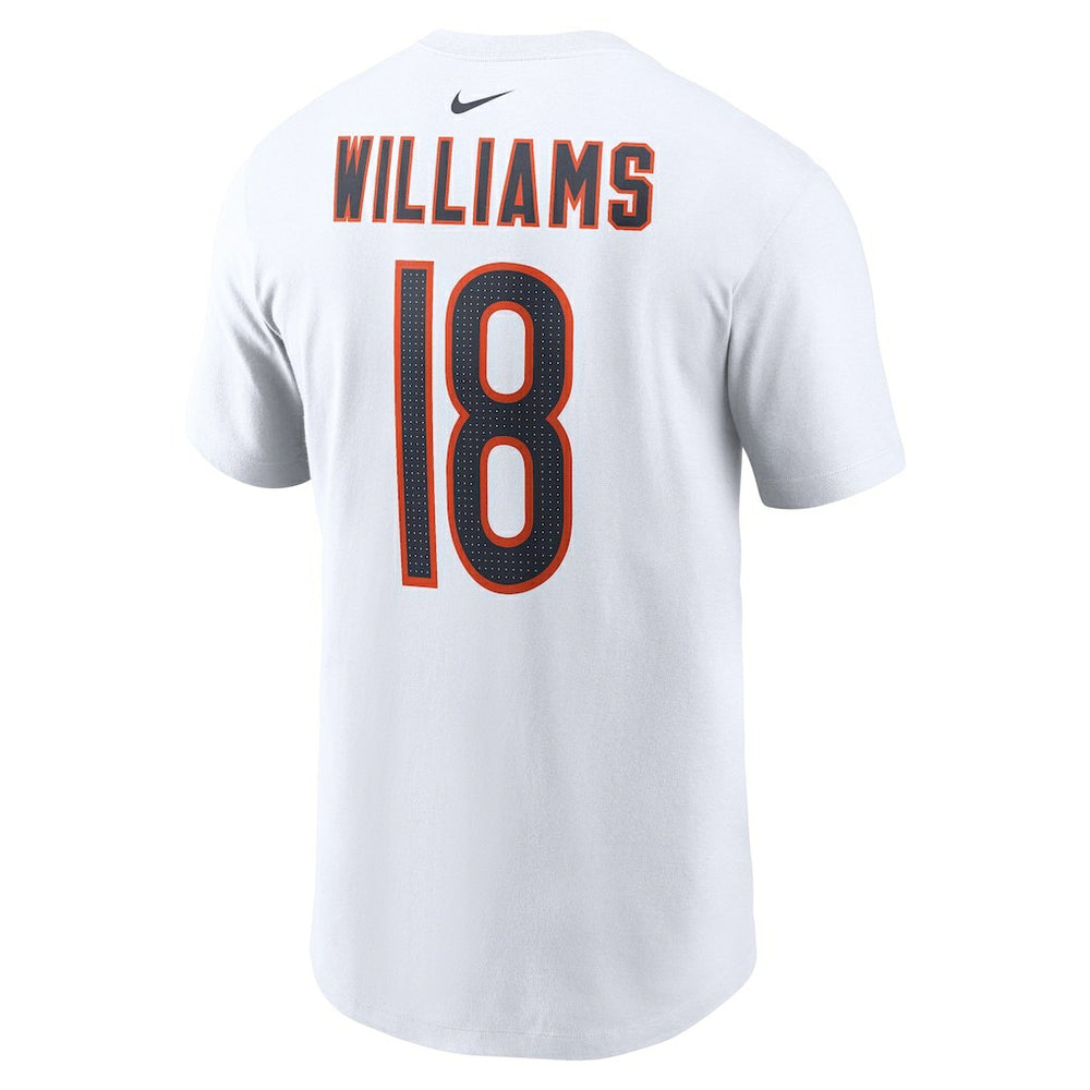 Caleb Williams Chicago Bears Name & Number T-Shirt White | Nike for Sale