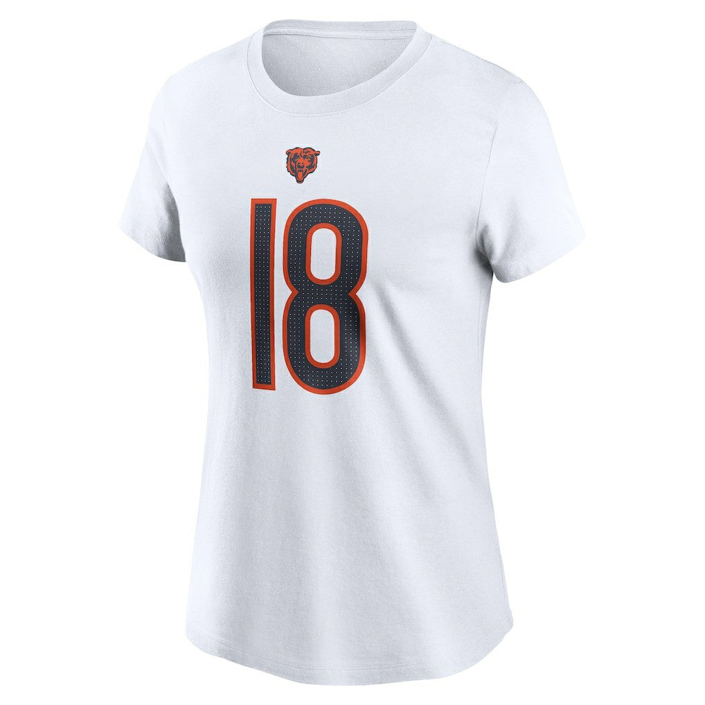Caleb Williams Chicago Bears Women's Name & Number T-Shirt White | Nike for Sale