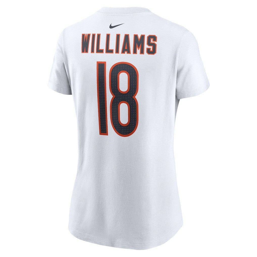 Caleb Williams Chicago Bears Women's Name & Number T-Shirt White | Nike for Sale