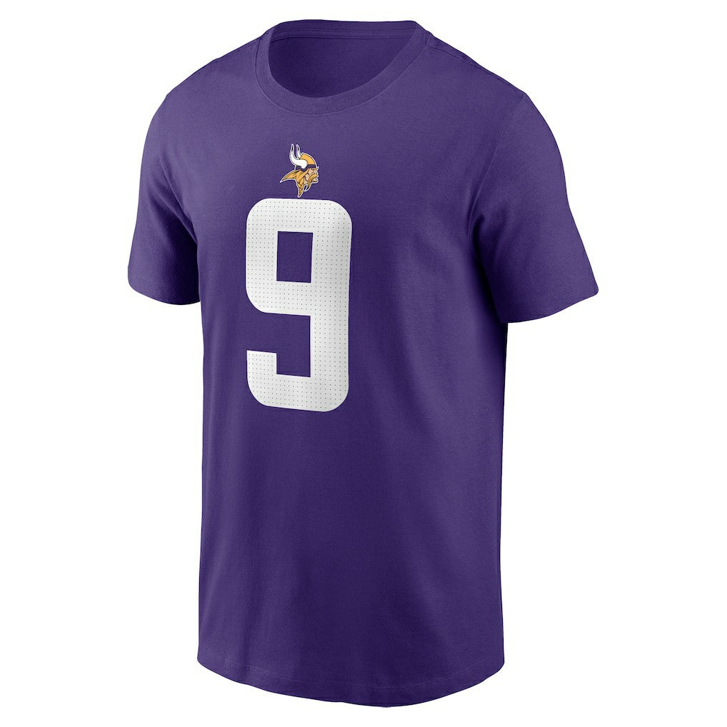 J.J. McCarthy Minnesota Vikings Youth Fuse Name & Number T-Shirt Purple | Nike for Sale