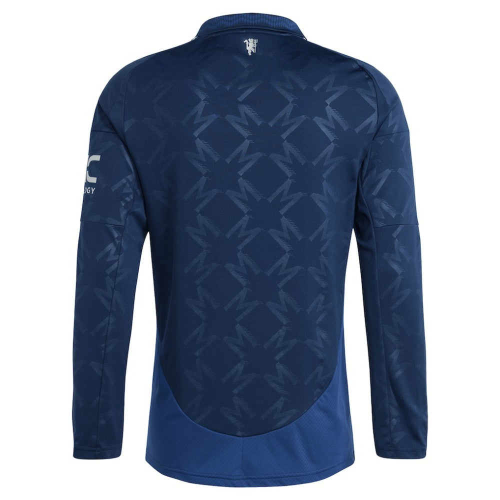 Manchester United 2024/25 Away Replica Long Sleeve Jersey Navy | Adidas online