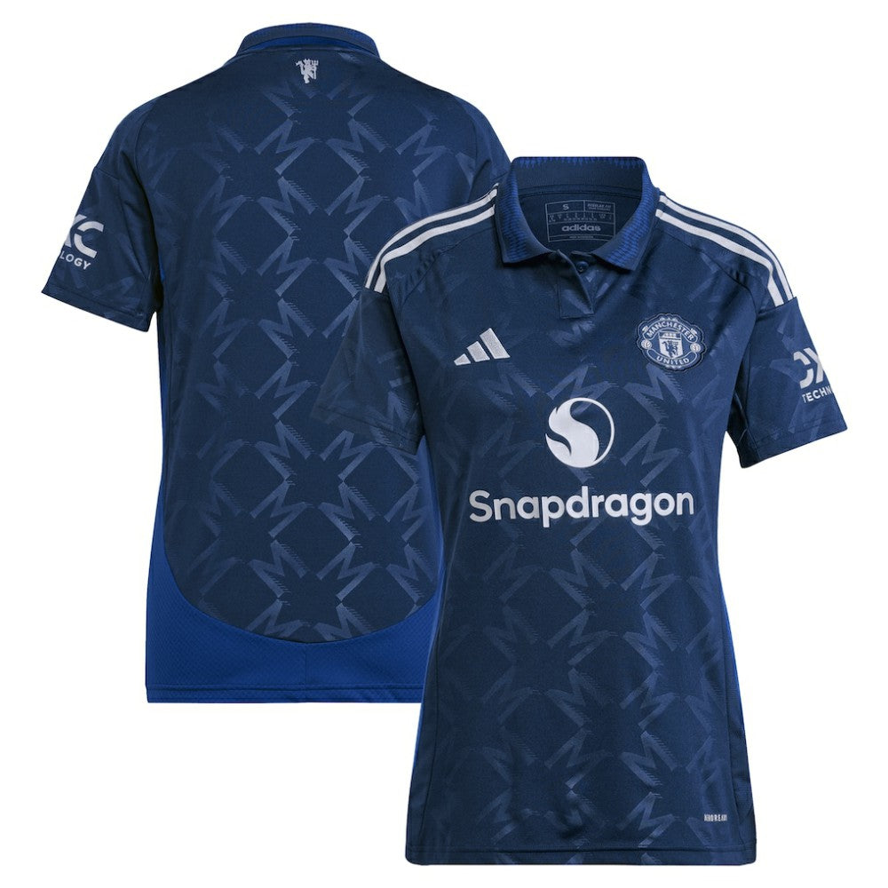 Manchester United Women's 2024/25 Away Replica Jersey Navy | Adidas discount