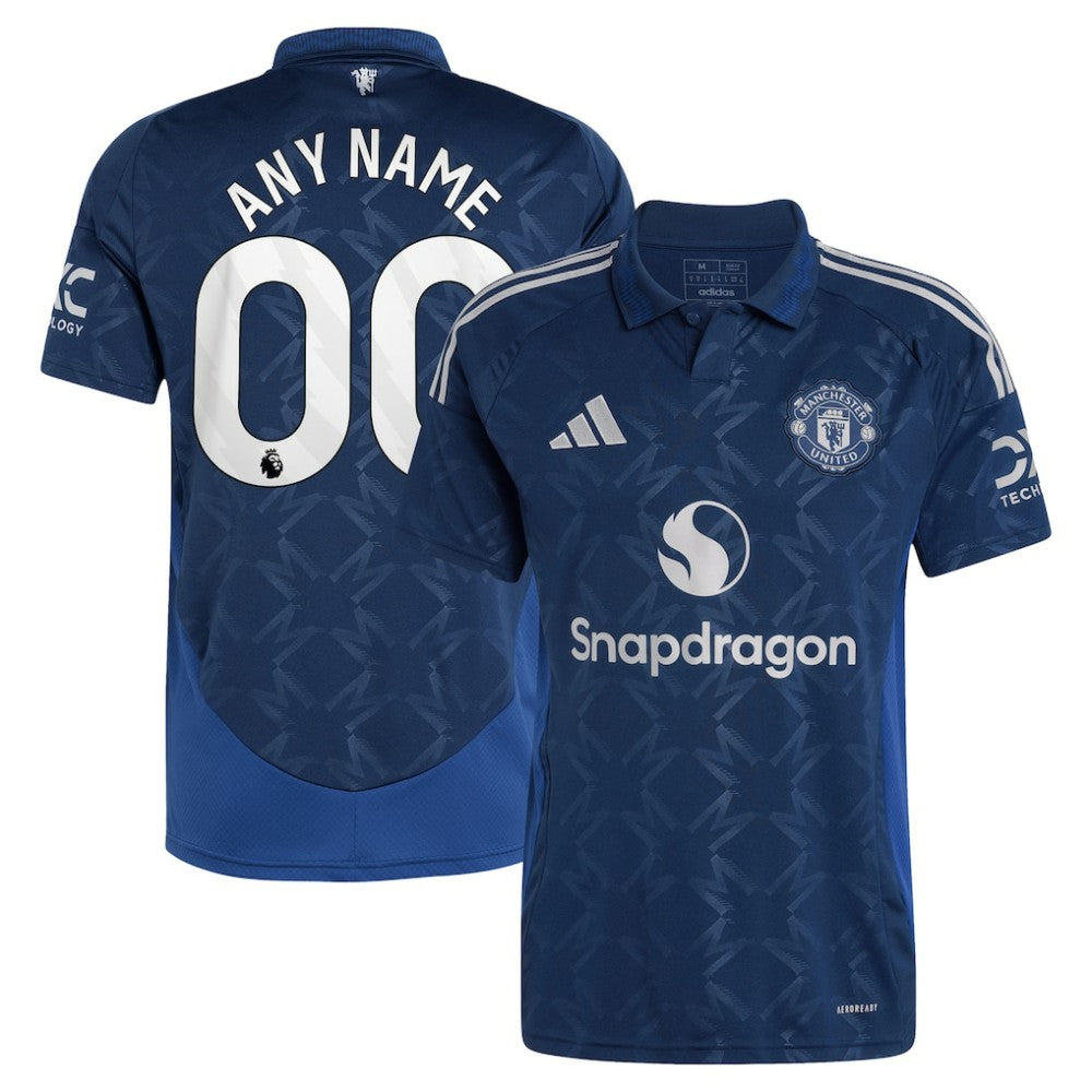 Manchester United 2024/25 Away Replica Custom Jersey Navy | Adidas Online