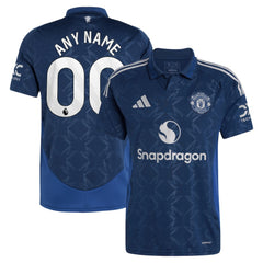 Manchester United 2024/25 Away Replica Custom Jersey Navy | Adidas Online
