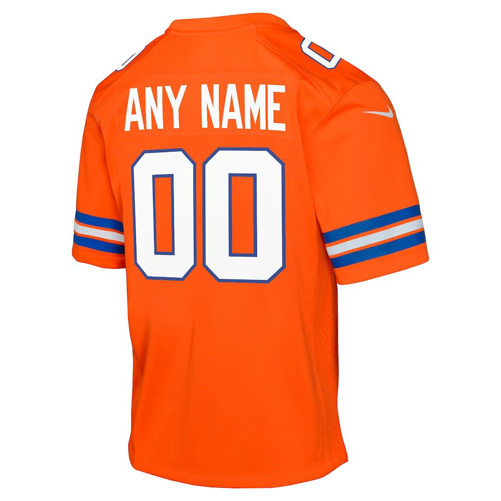 Denver Broncos Youth Mile High Collection 1977 Throwback Custom Game Jersey Orange | Nike for Sale