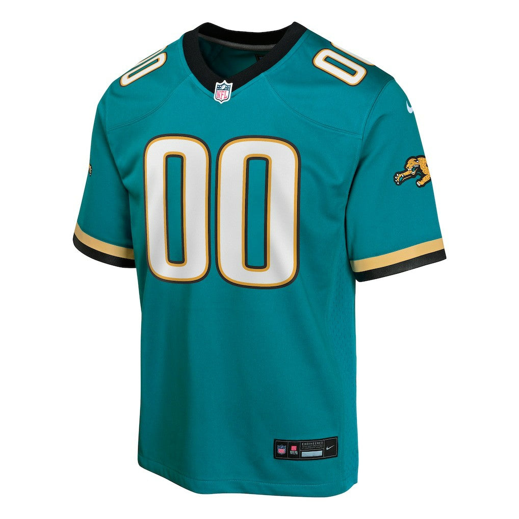 Jacksonville Jaguars Youth Prowler Throwback Custom Game Jersey Teal | Nike for Sale