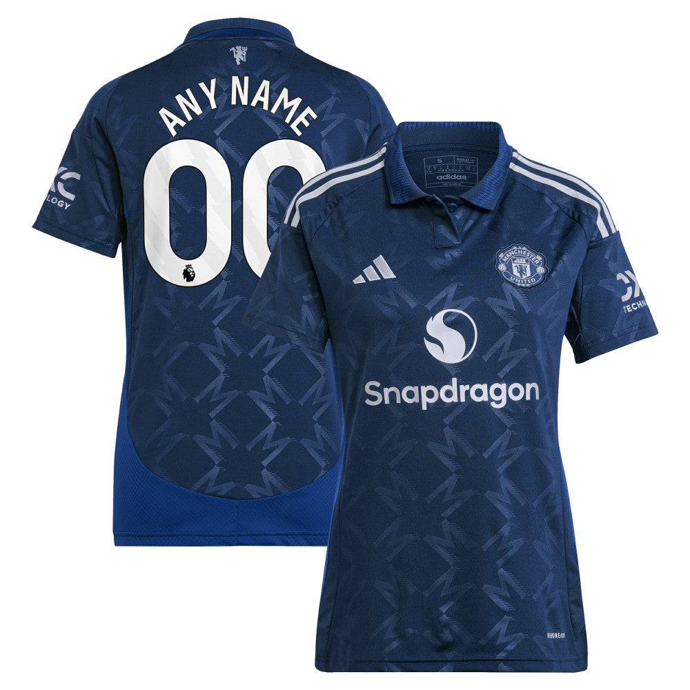 Manchester United Women's 2024/25 Away Replica Custom Jersey Navy | Adidas Online