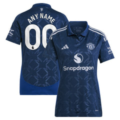 Manchester United Women's 2024/25 Away Replica Custom Jersey Navy | Adidas Online