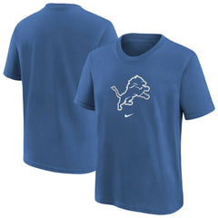 Detroit Lions Youth Logo T-Shirt Blue | Nike for Sale