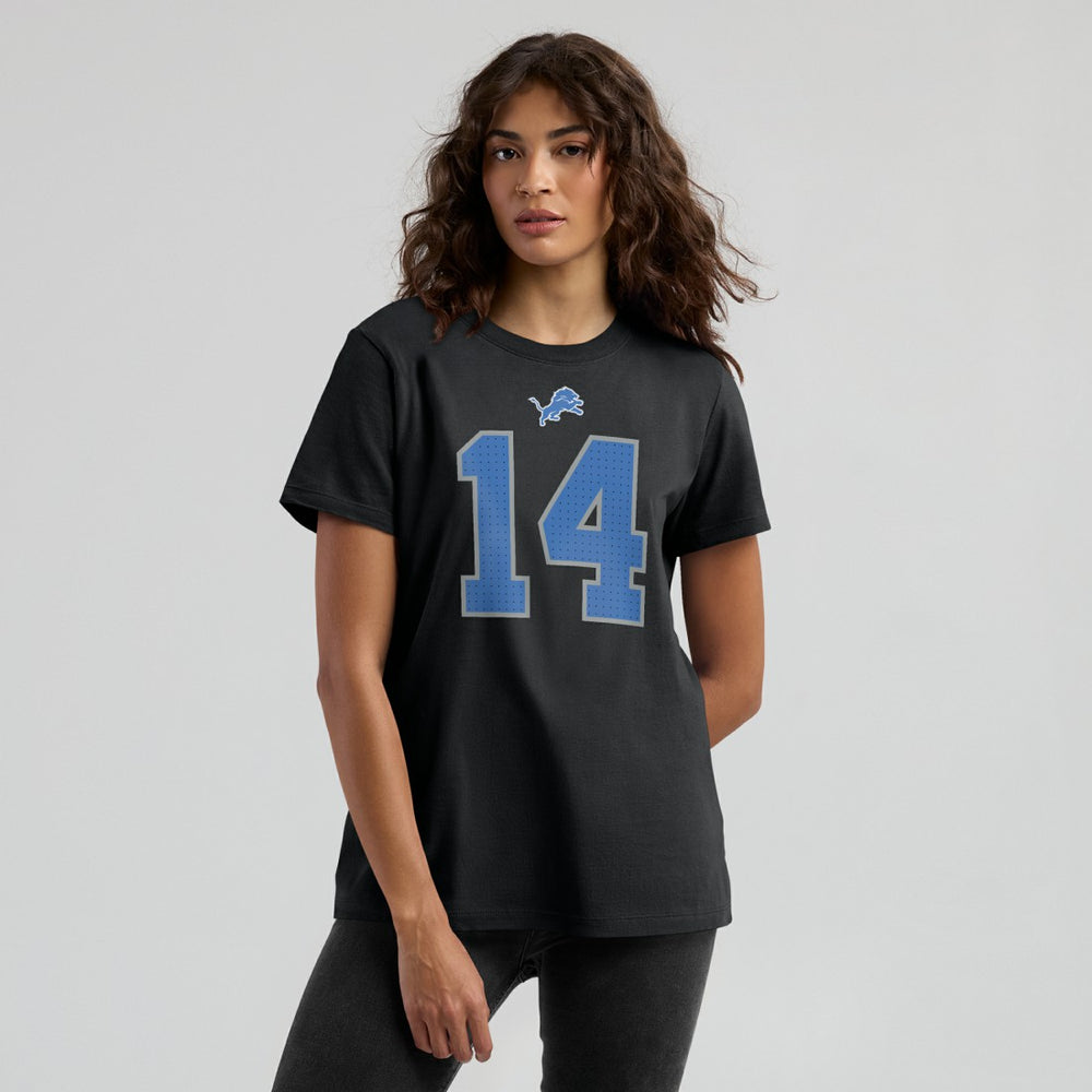 Amon-Ra St. Brown Detroit Lions Women's Player Name & Number T-Shirt Black | Nike for Sale