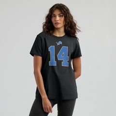 Amon-Ra St. Brown Detroit Lions Women's Player Name & Number T-Shirt Black | Nike for Sale