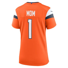 Denver Broncos Women's #1 Mom Game Jersey Orange | Nike for Sale