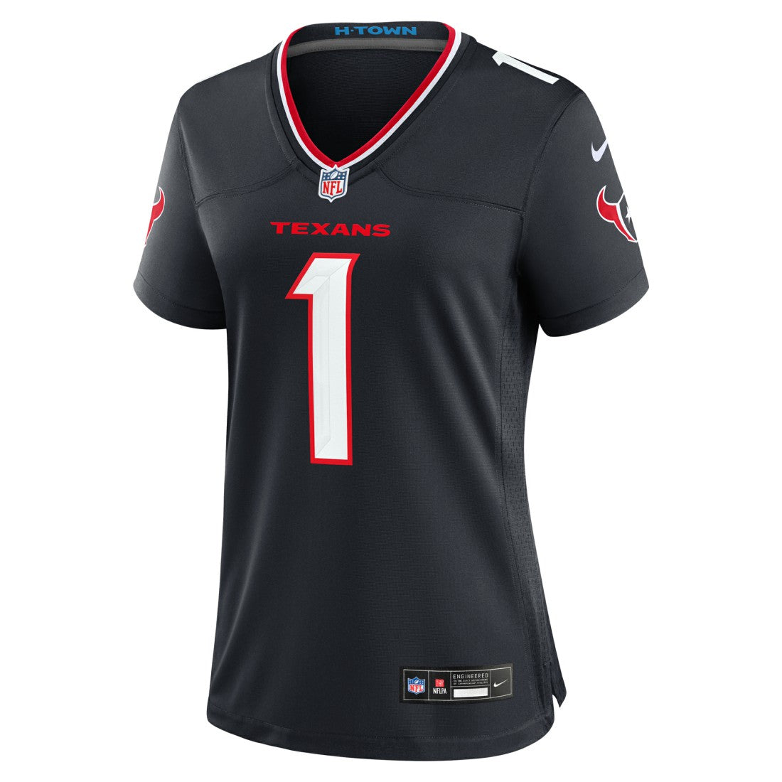 Houston Texans Women's #1 Mom Game Jersey Navy | Nike for Sale