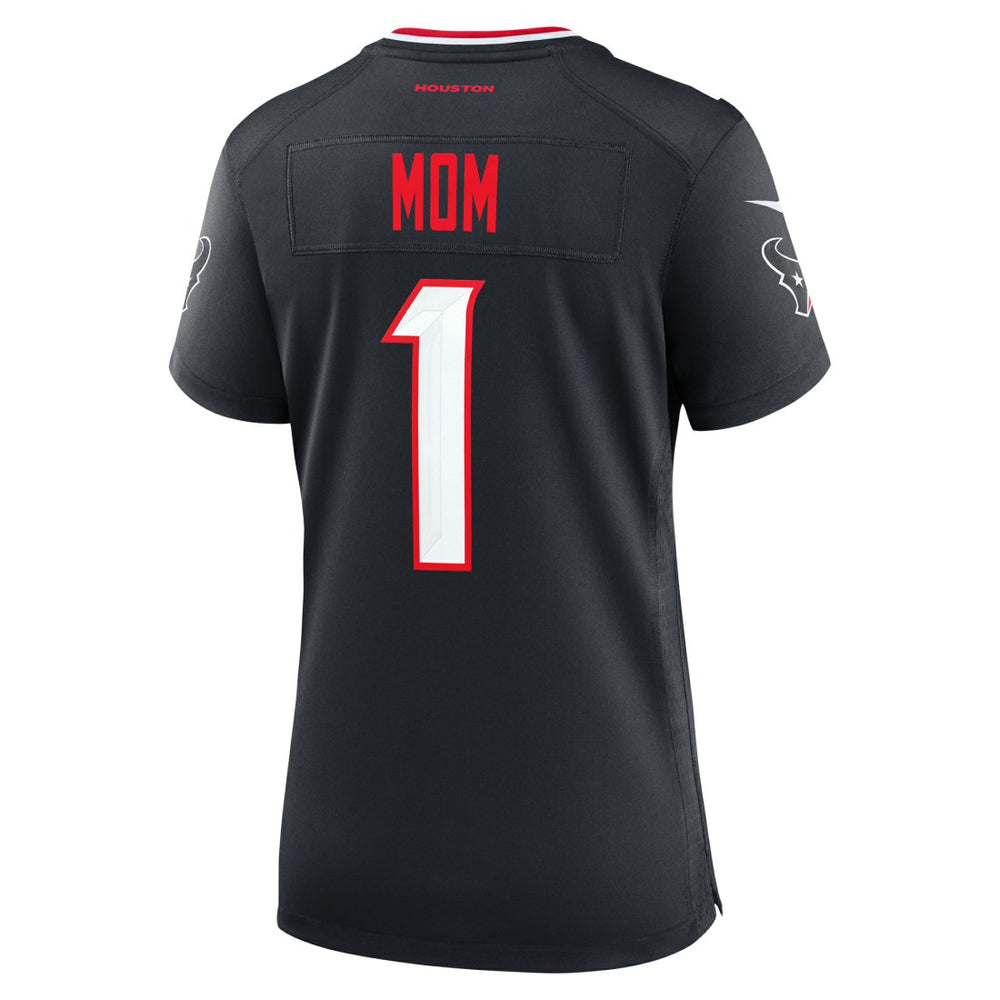 Houston Texans Women's #1 Mom Game Jersey Navy | Nike for Sale