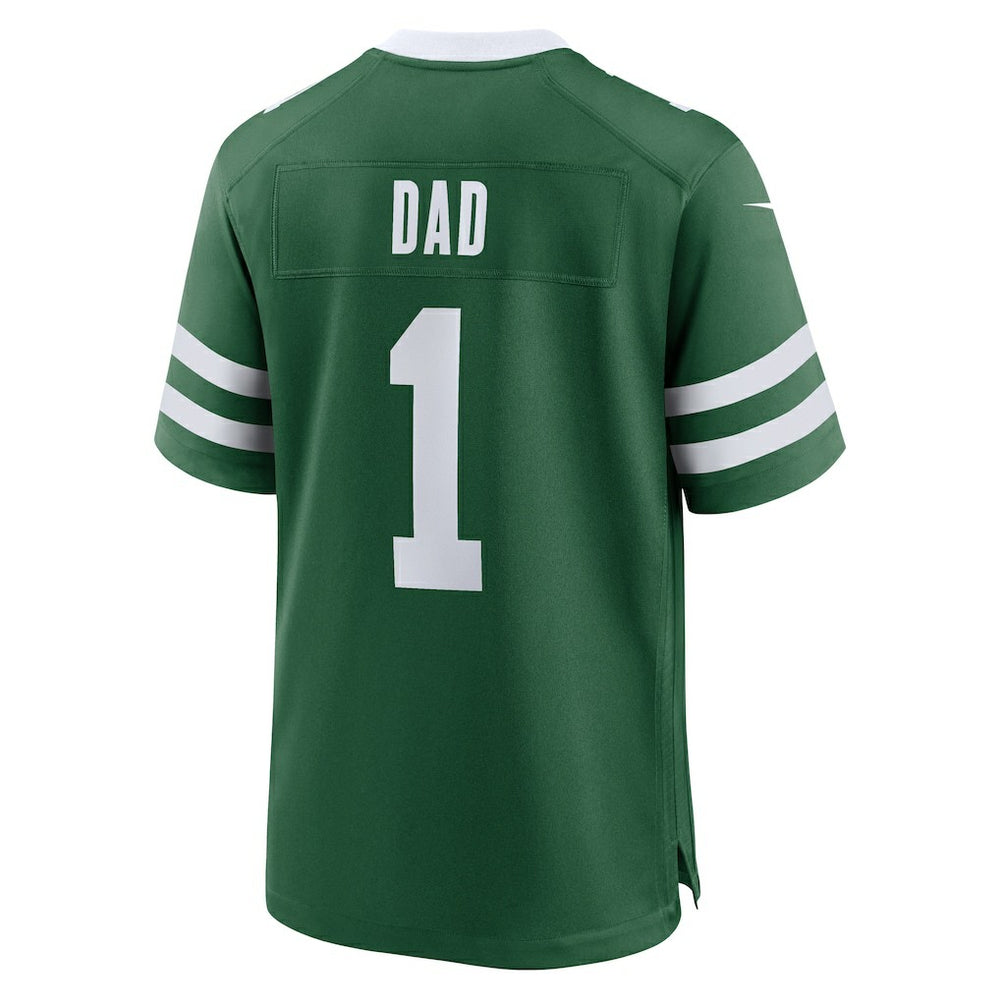 New York Jets #1 Dad Game Jersey Legacy Green | Nike for Sale