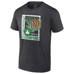 Boston Celtics 2024 Eastern Conference Champions Full Court Trap T-Shirt Heather Charcoal - NBA
