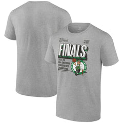 Boston Celtics 2024 Eastern Conference Champions Locker Room Post Up Move T-Shirt Steel - NBA